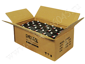 Упаковка аккумулятора Delta DT 6045. Фото №2