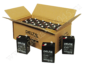 Упаковка аккумулятора Delta DT 6045. Фото №3